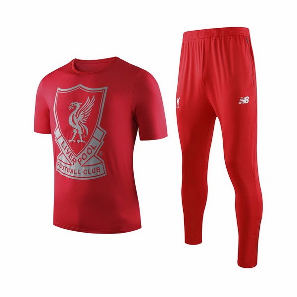 Trainingsshirt Liverpool Komplett Set 2019-20 Rote
